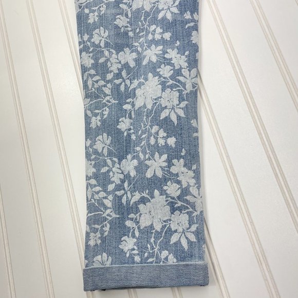 Dear John Women Capri Jeans, Floral Print Size 28 Heavy Denim. - Picture 3 of 12